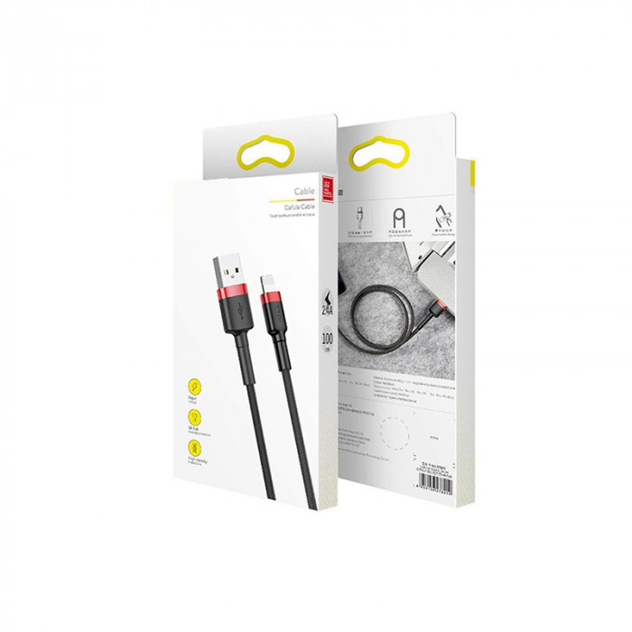 CAFULE CABLE LIGHTNING 100CM 2.4A
